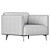 BoConcept Modena Armchair - Modern Elegance 3D model small image 5