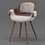 Retro-inspired Chair & Table Set 3D model small image 5