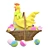 Title: Tilda Toy Hen in Basket 3D model small image 2