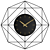 Contemporary Geometric Metal Wall Clock 3D model small image 1