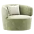 Sleek Elain Molteni Armchair 3D model small image 6