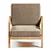 Teak Avila Lounge Chair: Elegant Comfort 3D model small image 3