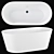 Luxury Freestanding Bathtub BelBagno_BB202 3D model small image 1