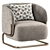 Elegant Marabu Chair by Ditre 3D model small image 1