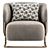 Elegant Marabu Chair by Ditre 3D model small image 4