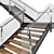 Modern Stair 3D Model FBX 3D model small image 2