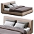 Alberta Modern Bed Model 3D model small image 2