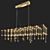 Elegant Gold Design Lamp 3D model small image 2