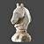 4K PBR Horse Head Sculpture 3D model small image 2