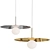 Modern Brass Bola Pendant Light 3D model small image 1