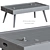 Mid-Century Air Hockey Table 3D model small image 3