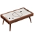 Mid-Century Air Hockey Table 3D model small image 5