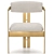 Elegant Accent Chair DONATO 3D model small image 2