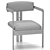 Elegant Accent Chair DONATO 3D model small image 6