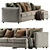 Modern Comfort: Finnala Sofa Ikea 3D model small image 5