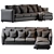 Modern Comfort: Finnala Sofa Ikea 3D model small image 6