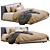 Contemporary Alberta Bed Design 3D model small image 6