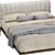 Iseo Bed by Cantori 3D model small image 3