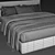 Modern Queen Bed Bolzan Gaya 3D model small image 4