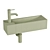 Mira 38 R White Sink 3D model small image 2