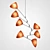 Aqua Creations Chestnut Chandelier 3D model small image 2