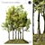 Hilltop Forest Scene Decor 3D model small image 1