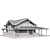 Wooden Private House Model 3D model small image 6