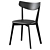 Rowico Home Colton Black Dining Set 3D model small image 6