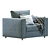 Finnala Modern Armchair Design 3D model small image 3