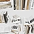 Diverse Book Collection Set 6 3D model small image 4