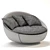 Modern Chic Armchair Design 3D model small image 4