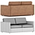 Modern Leather Sofa 2017 V-Ray 3D model small image 2