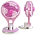 QuickCharge Dual-Speed Table Fan 3D model small image 3