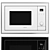 TEKA ML 820 BIS Microwave 3D model small image 1