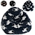 Cozy Bean Bag Chair Pouf 3D model small image 7
