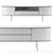 Poliform Symphony Sideboard: Elegant Storage 3D model small image 2