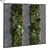 Modern Interior Vertical Plant Set 3D model small image 1