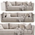 Modern Leather Sofa: Dorian ULIVI 3D model small image 3