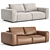 Modern Sofa Set with Extra Material 3D model small image 1