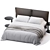  Sleek Adam Bed & Kara Table 3D model small image 3