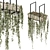 Metal Box Hanging Plants Set 3D model small image 2