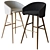 Modern 3D Saia Bar Stool 3D model small image 2