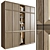 Art Deco Modular Wardrobe 3D model small image 2