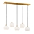 Arren Brass Linear Pendant Light 3D model small image 1