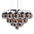 Modern Glass Ball Chandelier Fixture 3D model small image 4