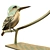 Elegant Kingfisher Sculpture, Handcrafted 3D model small image 3