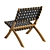 Sienna Lounge Chair Outdoor Comfort 3D model small image 3