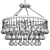 Elegant Crystal Chandelier Light Fixtures 3D model small image 2