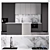 Modern Gray Kitchen Set 3D model small image 1