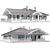 Wooden Private House Model 3D model small image 6